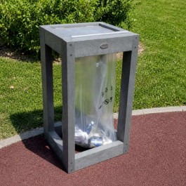 Poubelle de ville Vigipirate en plastique recyclé