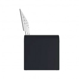 Banc métal extérieur RAL 7016 anthracite vue du piètement acier