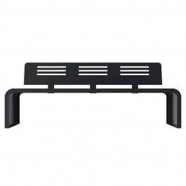 Banc acier extérieur RAL 7016 anthracite vue de face