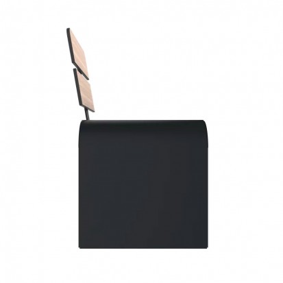 Fauteuil urbain Compact HPL effet bois chêne clair