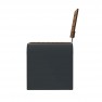 Fauteuil urbain Compact HPL effet lames de bois chêne clair