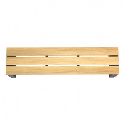 Banquette collectivité bois et acier