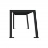 Banquette urbaine Compact HPL plein effet teck et acier