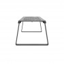Banquette publique métal découpe laser gris anthracite 7016