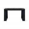 Banquette publique 1 place métal découpe laser anthracite RAL 7016