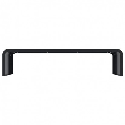 Banquette urbaine Compact HPL effet bois teck