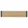 Banquette urbaine Compact HPL effet lames de bois coloris chêne clair