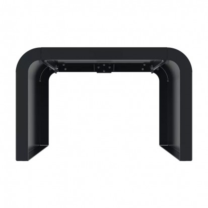 Banquette publique 1 place Compact HPL effet bois coloris pin tyrol