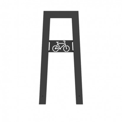 Appui vélos acier gris anthracite