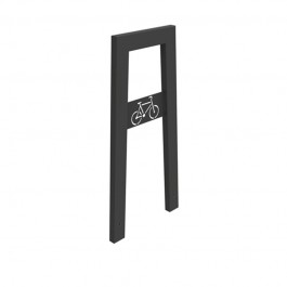 Appui vélos acier gris anthracite