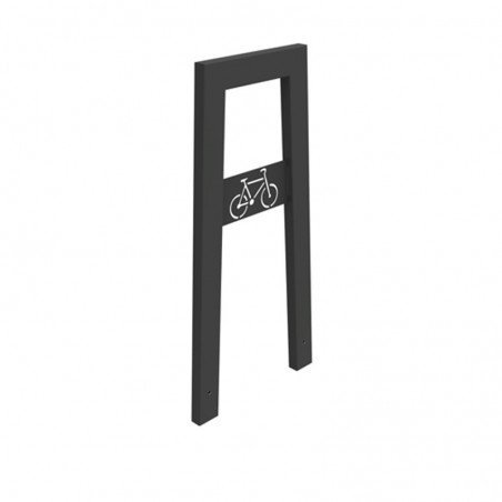 Appui vélos acier gris anthracite
