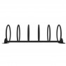 Rack à vélos 5 places en acier gris anthracite 7016