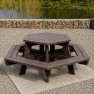 Table de pique-nique en recyclé HEXA