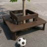 Entourage d'arbres pour enfants en plastique recyclé