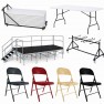 Ensemble de mobilier pour salle des fêtes en promotion