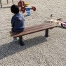 Banquette extérieure enfants en recyclé BOLIA