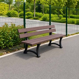 Banc de ville en plastique recyclé