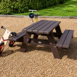 Table de picnic pour enfants en plastique recyclé