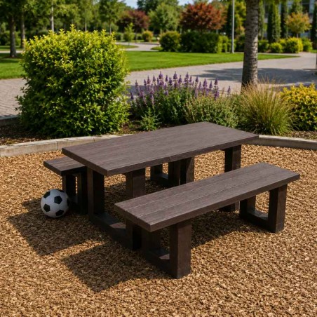 Table de picnic pour enfants en plastique recyclé