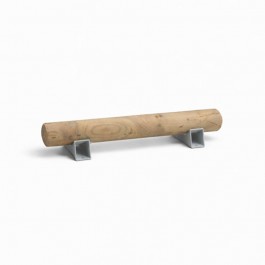 Butée de roue en bois et chasse-roue PMR longueur 66 cm