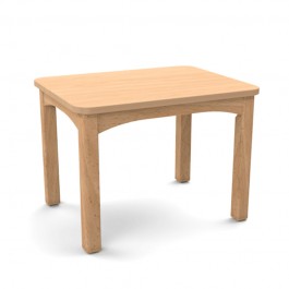 Table scolaire 64 x 50 cm couleur hêtre