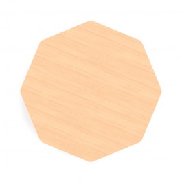 Table scolaire octogonale 120 cm vue du plateau