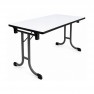 Table rectangle en bois pliante