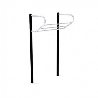 Barres de traction pour parcours sportif urbain
