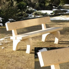 Banc béton extérieur 180 cm