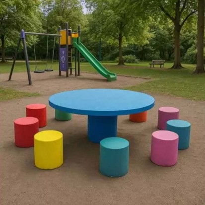 Table de pique-nique enfants en béton BAMBINI