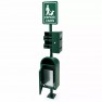 Borne de propreté canine CaniAire RAL 6005 vert