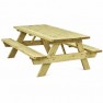 table pique nique en bois autoclave