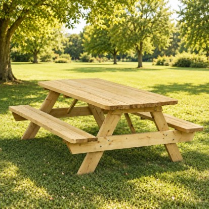 table pique nique en bois autoclave