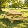 table pique nique en bois autoclave