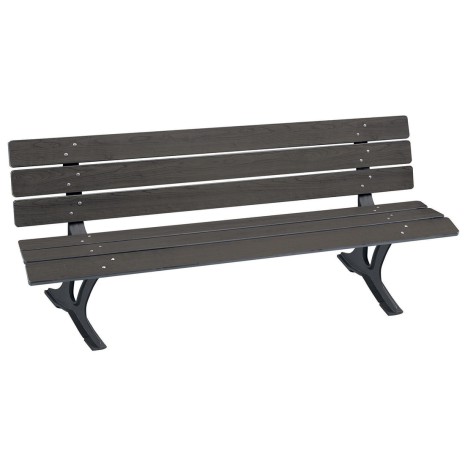 Banc CORENTIN en compact et pied fonte