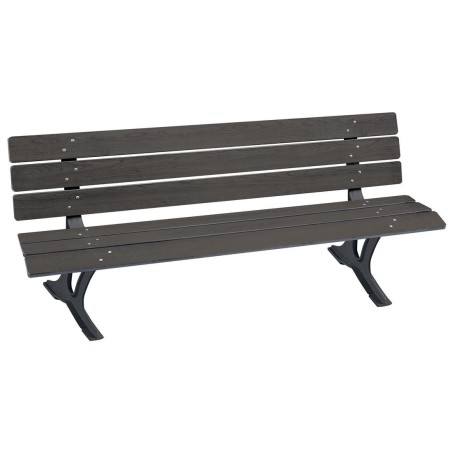 Banc CORENTIN en compact et pied fonte
