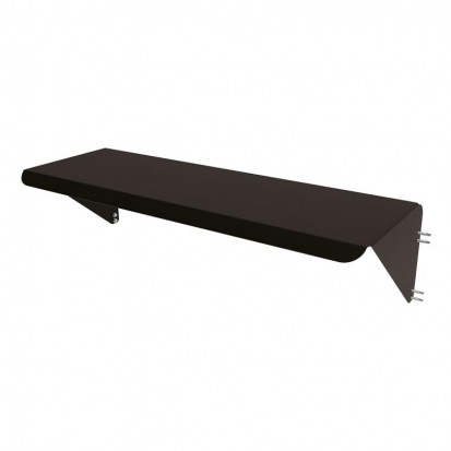 Banquette assis debout en acier noir