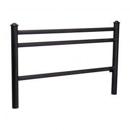 Barrière de ville noire pommeaux Agora