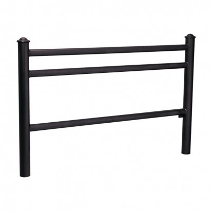 Barrière de ville noire pommeaux Agora