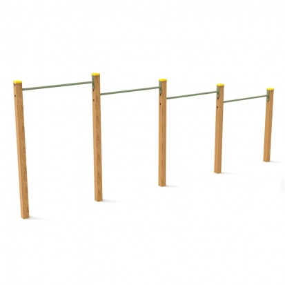Barres de gymnastique enfant pour parcours sportif