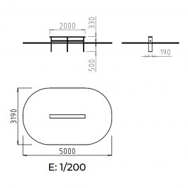 dimensions du banc de gym extérieur pour parcours sportif enfant