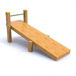 Banc abdominal incliné extérieur enfants