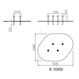 dimensions des plots saute-mouton