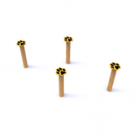 Plots saute-mouton pour parcours obstacle enfant