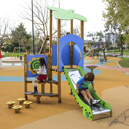 Toboggan aire de jeux pour enfants de 1 à 6 ans