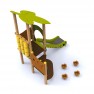 Toboggan aire de jeux avec panneaux ludiques