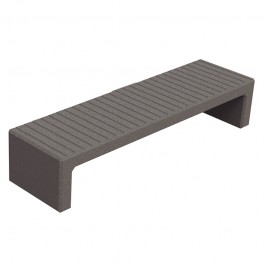 Banquette PALMYRE en plastique 100% recyclable