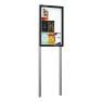 Vitrine sur poteau épaisseur 54 mm EDGE PROCITY
