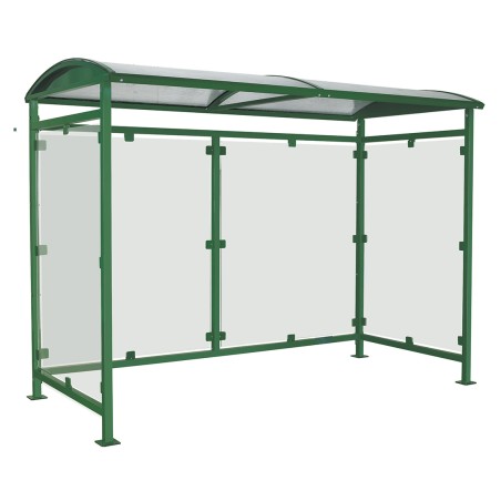 Abri bus en acier et plexiglas CARLAT 300cm