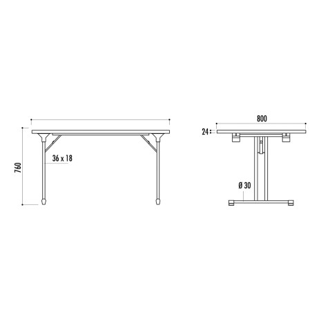 Table pliante BERRY